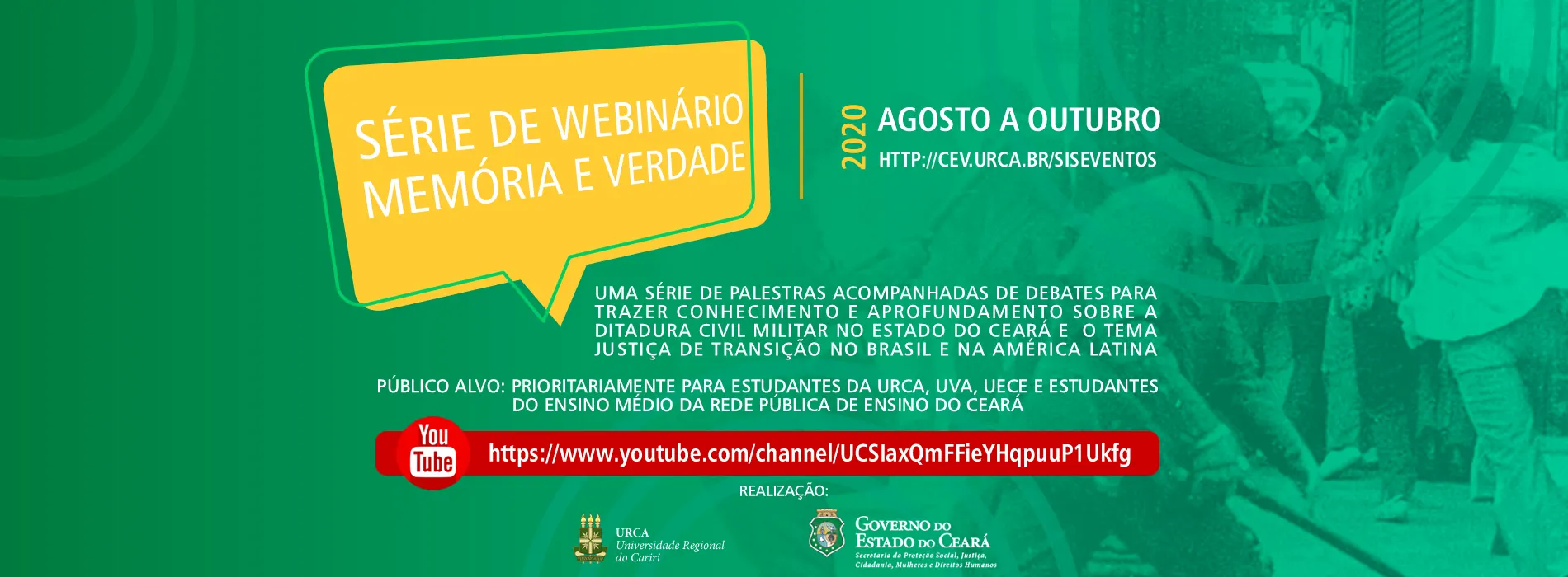 WEBINÁRIO MEMÓRIA E VERDADE
