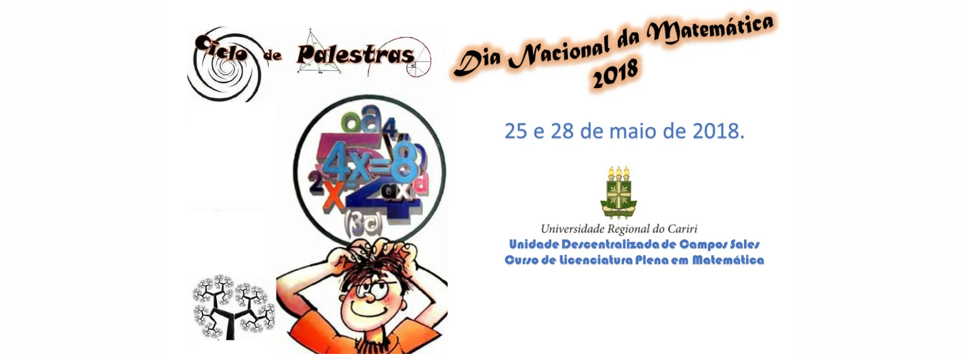 Ciclo de palestras dia nacional da matemática